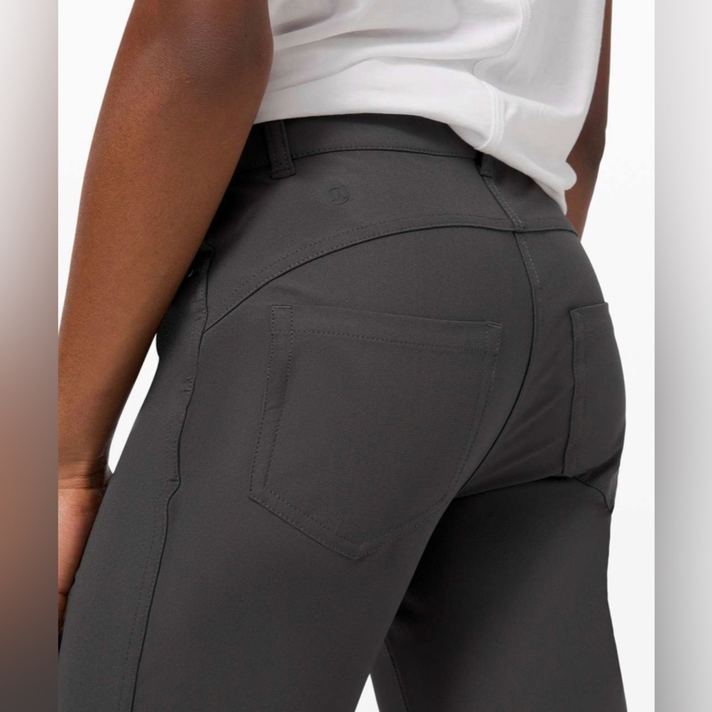 Lululemon City Sleek 5 Pocket Dark Grey Pants Size 6 - Picture 6 of 14
